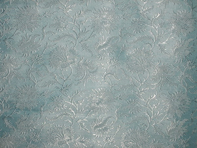 Silk Brocade fabric Baby Blue Colour 44&quot;BRO89[3]