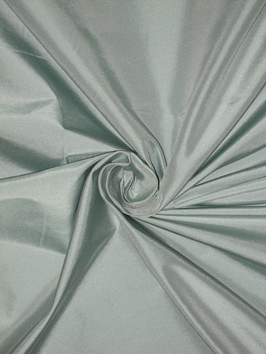 100% Pure SILK TAFFETA FABRIC Crystal Blue colour 54&quot; wide TAF100[1]