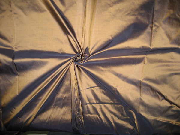 100% Pure SILK TAFFETA FABRIC Gold with Ink Blue Shot TAF81 54&quot; wide