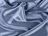 Anchor Grey viscose modal satin weave fabric ~ 44&quot; wide.(55)
