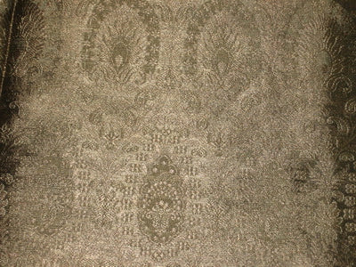 Silk Brocade fabric Antique Gold dull metallic BRO100[5]