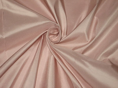 Pure SILK TAFFETA FABRIC Soft Pink 54&quot; TAF82