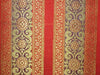 100% Pure Silk Brocade fabric Pink, Gold &Blue colour 44&quot; wide BRO74[1]