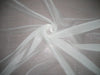 White silk silver lurex chiffon 44&quot; wide ( dyeable)