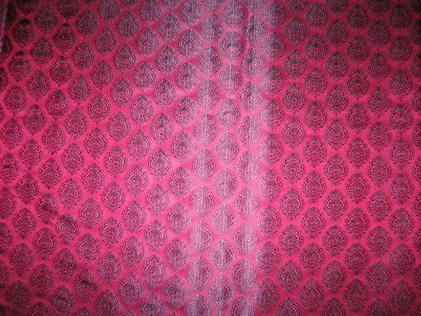 Silk Brocade fabric Indian Pink &amp; Purple 44" wide BRO112[4]