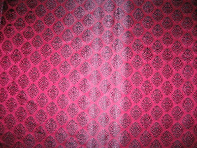 Silk Brocade fabric Indian Pink &amp; Purple 44" wide BRO112[4]
