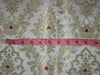 Heavy Silk Brocade Fabric Ivory,Wine &amp; Metalic Gold BRO133[1]