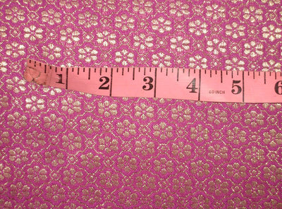 Silk Brocade Fabric Purple, Green color 44" wide BRO131[4]