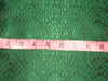 Silk Brocade fabric Black &amp; Green Colour 44" wide BRO134[5]