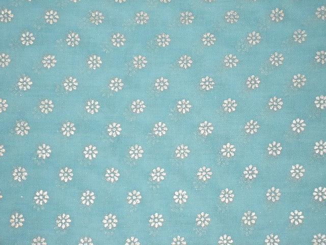 Cotton organdy floral printed Fabric