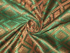 silk Brocade fabric Metallic Gold,Red & Green color 44" wide BRO136[1]