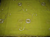 cotton voile fabric~Lime Green with embroidery-5 yards
