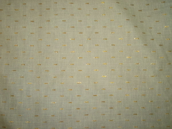 Cotton organdy floral printed fabric Yellow Color