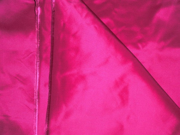 Silk taffeta fabric 54&quot; wide~Mexican pink colour TAF201