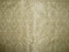 Silk Brocade Fabric Light Gold &amp; Cream 44" wide BRO140[5]