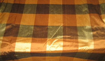 Silk Dupioni Multi Colour plaids Fabric