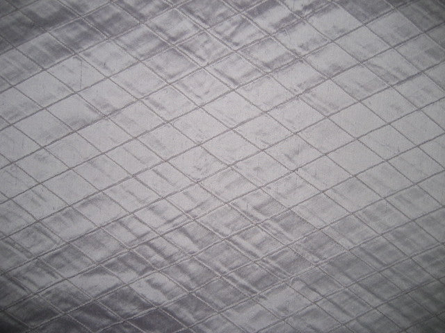 Lavender silk dupioni fabric pintuck design