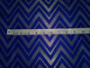 Silk Brocade fabric blue and silver geometric color 44" wide BRO856[3]