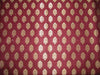 Silk Brocade fabric Burgundy x metallic gold color 44" wide BRO710[2]