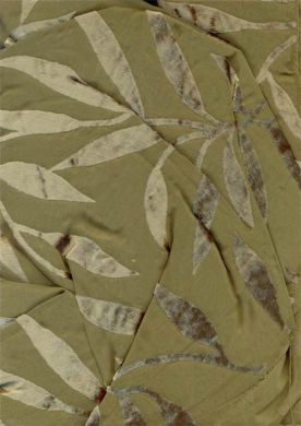 Forest Green Devore Polyester Viscose Burnout Velvet fabric 44" wide