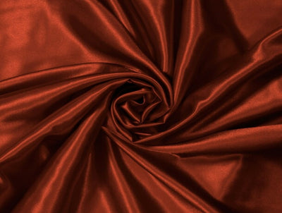 Squash Orange viscose modal satin weave fabric ~ 44&quot; wide.(62)