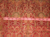 Silk Brocade Fabric Multi & Metallic Gold color 44" wide BRO157[1]