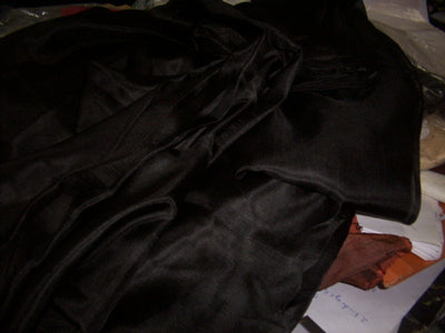 Silk fabric[Black colour] nina*