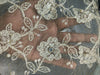 Heavily embroidered Net fabric in two designs BLUSH with sequence and god embroidery with pearls and diamond 58&quot; wide by the yard