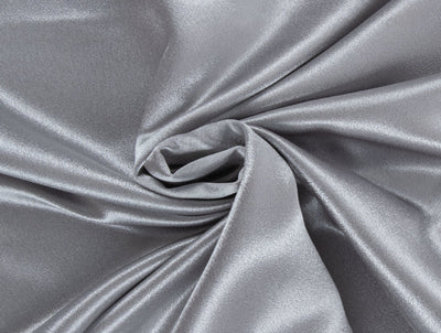 Silver Grey viscose modal satin weave fabric ~ 44&quot; wide.(64)