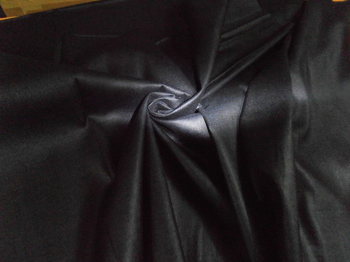 Assam muga silk fabric blackish grey