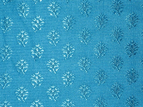Silk Brocade Fabric Blue on Blue 44&quot;BRO59[2]