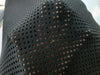 Scuba Suede Fabric Lazer Cut Punch Design Black Color 58" wide[12613]