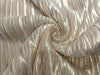 Lurex Pleated Fabric Gold and Silver color 58"~wide