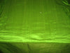100% Pure SILK Dupioni FABRIC Hot Green color 44&quot; wide