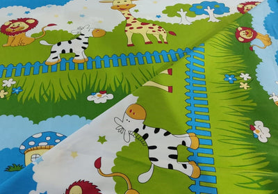 100% Cotton Poplin Print 58" wide available in three prints [ fun animal ,teddy bear and floral][12769/12772/73]