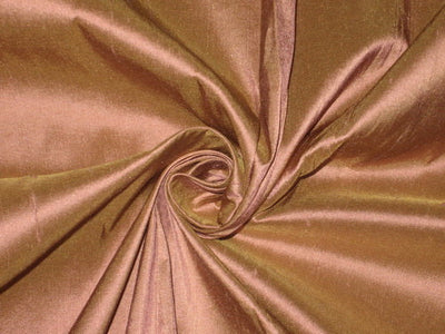 Pure SILK Dupioni FABRIC Rich Hot Chocolate color