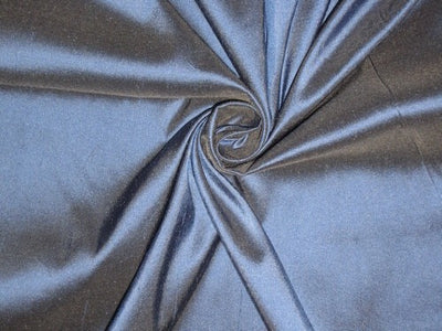 Pure SILK Dupioni FABRIC Dull Dark Blue color 54" wide DUP111[2]