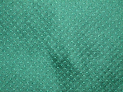 Silk Brocade Fabric dark Green color 44" wide BRO163[3]