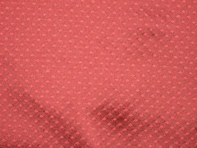 Spun Silk Brocade Fabric pinkish Red color 44" wide BRO163[2]
