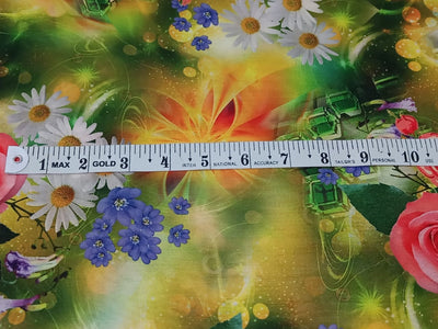 Micro Modal digital floral print 44" wide