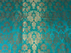 Gold Metallic Jacquard Brocade Fabric 44&quot; wide available in five colors BRO816