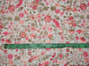 Brocade fabric EMBROIDERED multi floral color 44" wide BRO764[2]