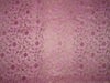 Silk Brocade fabric pink x metallic gold color 44" wide BRO757A[2]