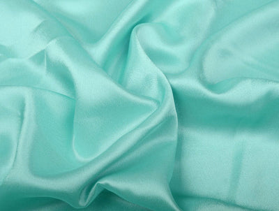 Seafoam viscose modal satin weave fabric ~ 44&quot; wide.(73)