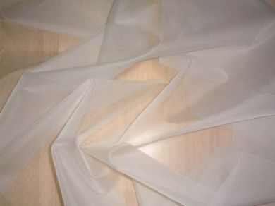 White colour silk organza fabric 2x3 54&quot; wide