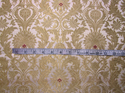 Silk Brocade KING KHAB fabric gold and metallic gold Color 36" wide BRO751[1]