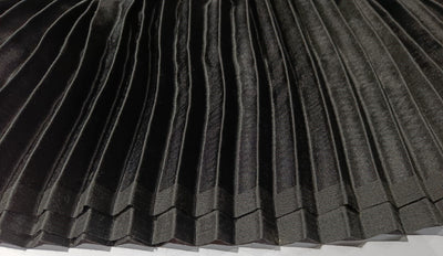 Viscose modal satin weave Pleated fabric 44" wide. available in your custom color