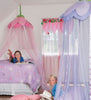 baby pink 100% COTTON GAUZE TAB CURTAIN, 44 INCHES w X 108 INCHES Length