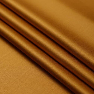 Mustard Golden viscose modal satin weave fabric ~ 44&quot; wide.(7)