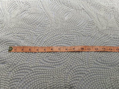 Net Embroidery Fabric Ivory White Color 44"~wide